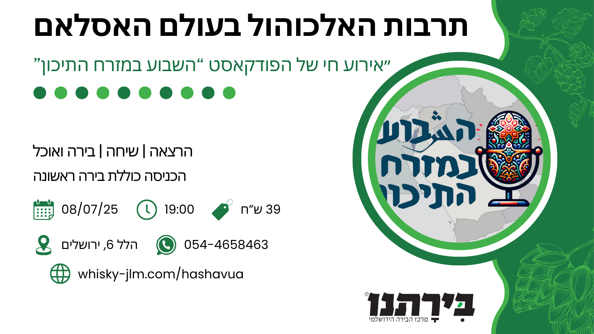 פרק חי - השבוע במזרח התיכון